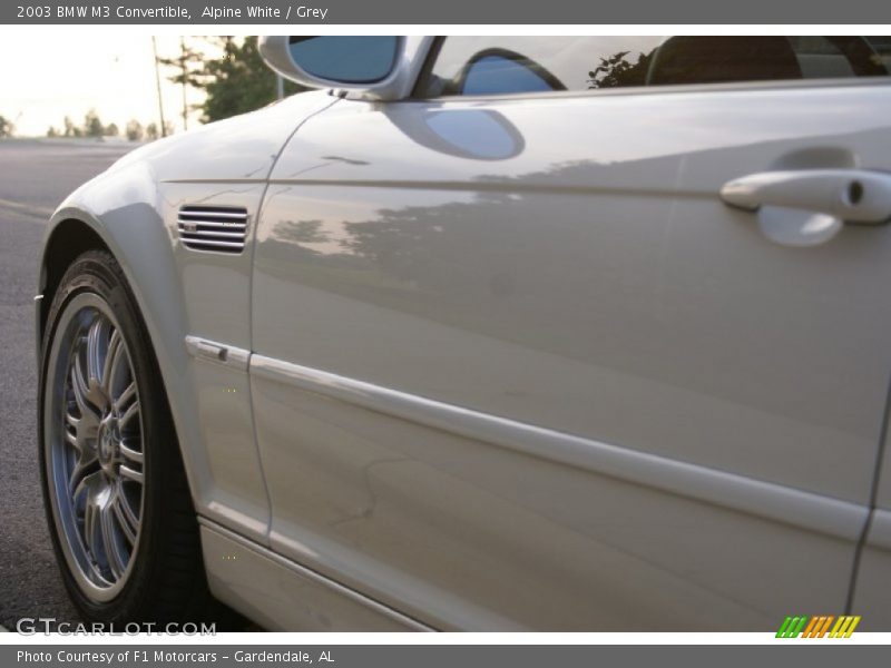 Alpine White / Grey 2003 BMW M3 Convertible