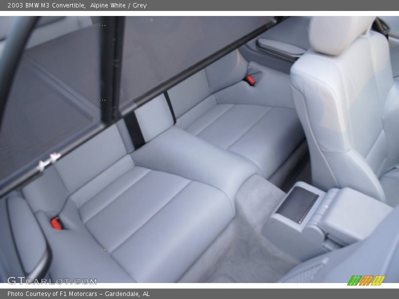 Alpine White / Grey 2003 BMW M3 Convertible