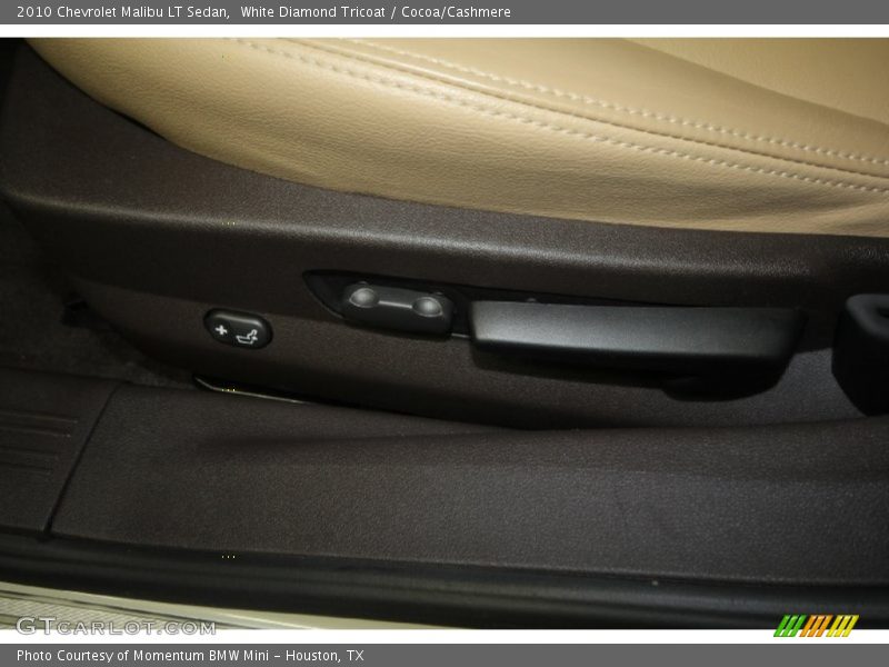 White Diamond Tricoat / Cocoa/Cashmere 2010 Chevrolet Malibu LT Sedan