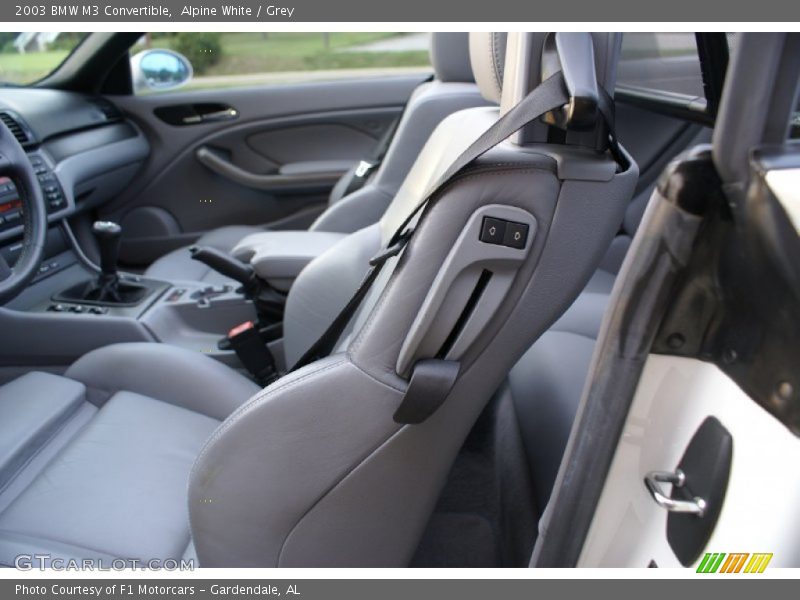 Alpine White / Grey 2003 BMW M3 Convertible