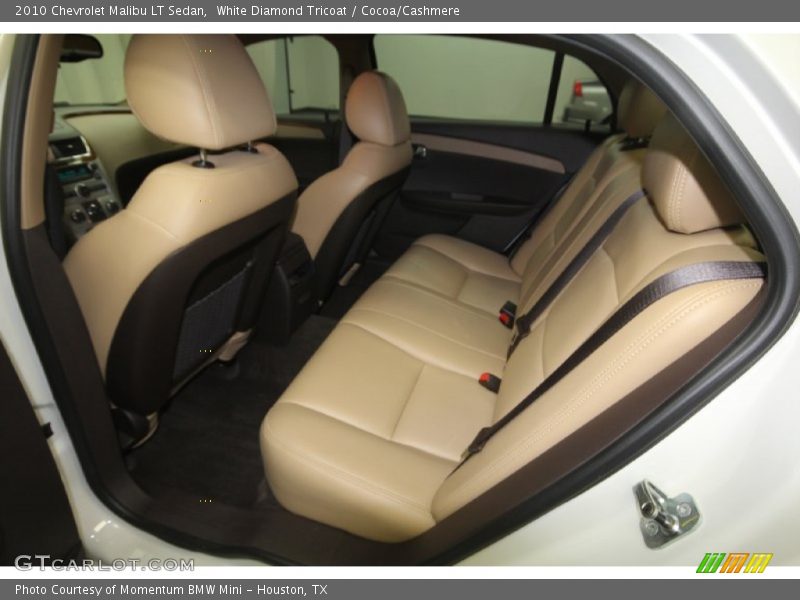 White Diamond Tricoat / Cocoa/Cashmere 2010 Chevrolet Malibu LT Sedan
