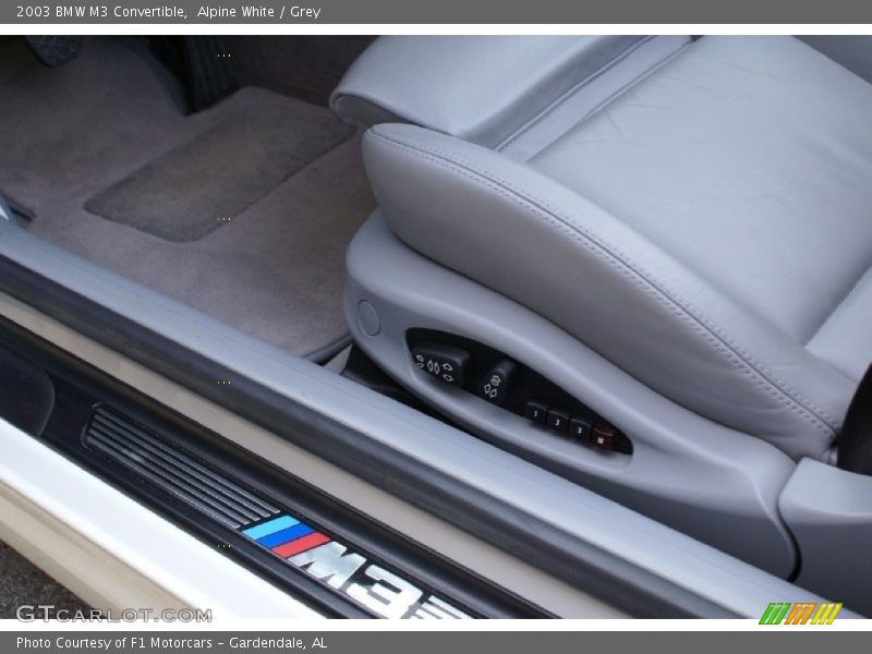 Alpine White / Grey 2003 BMW M3 Convertible