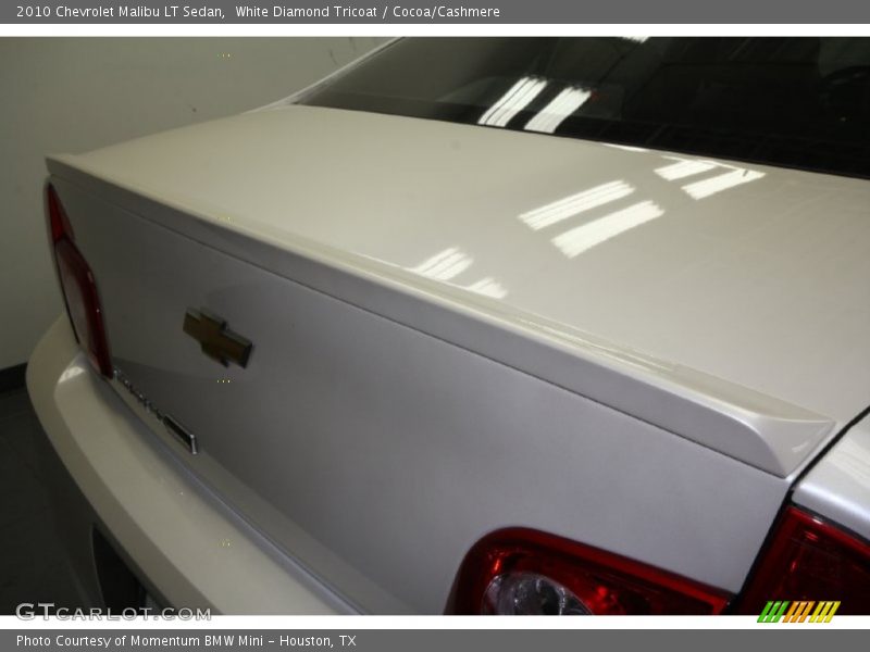 White Diamond Tricoat / Cocoa/Cashmere 2010 Chevrolet Malibu LT Sedan