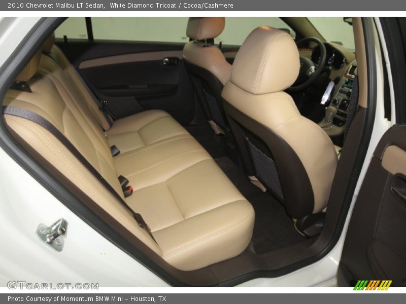 White Diamond Tricoat / Cocoa/Cashmere 2010 Chevrolet Malibu LT Sedan