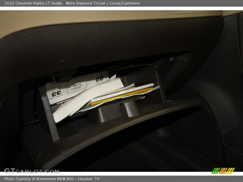 White Diamond Tricoat / Cocoa/Cashmere 2010 Chevrolet Malibu LT Sedan