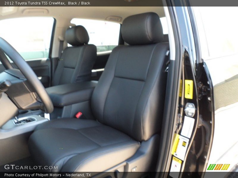 2012 Tundra TSS CrewMax Black Interior