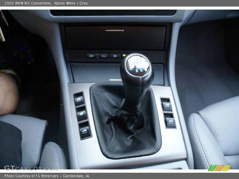 Alpine White / Grey 2003 BMW M3 Convertible