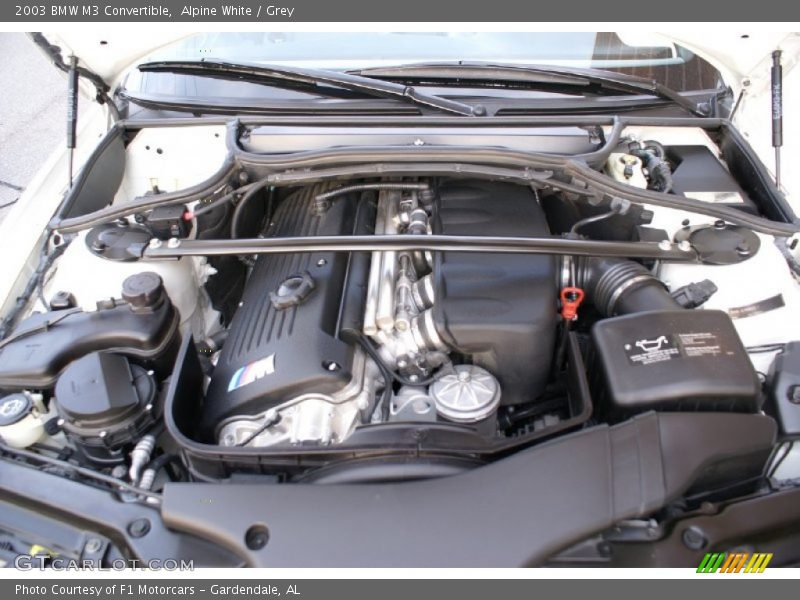 Alpine White / Grey 2003 BMW M3 Convertible