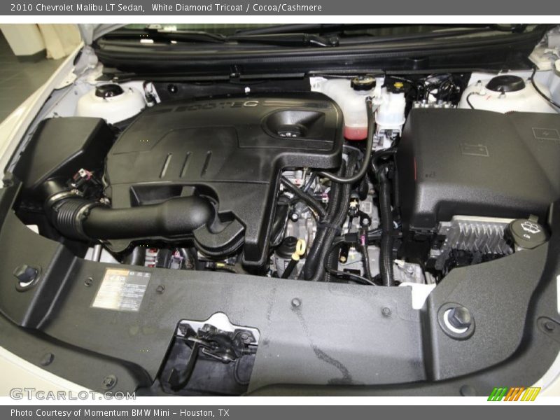 White Diamond Tricoat / Cocoa/Cashmere 2010 Chevrolet Malibu LT Sedan