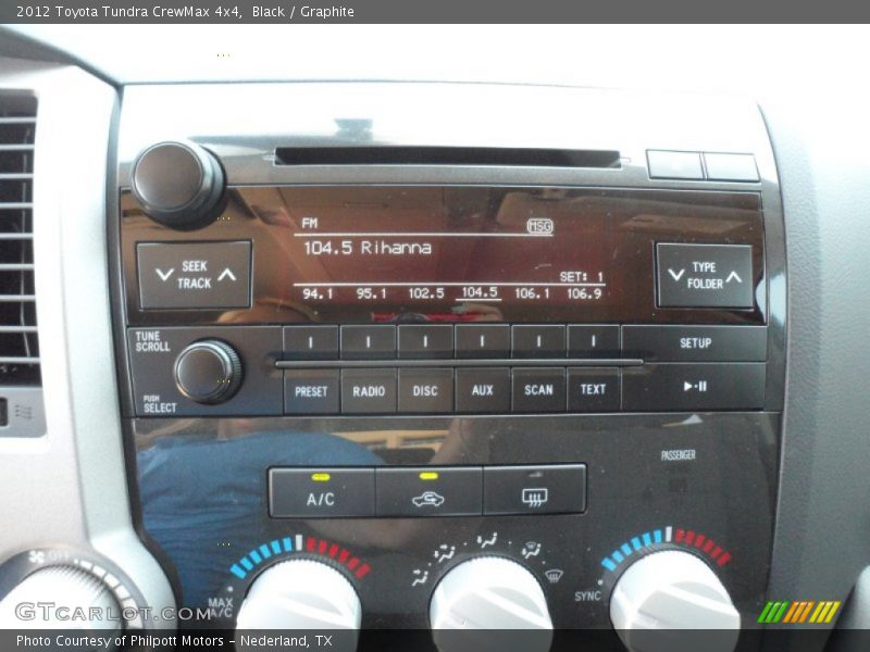 Black / Graphite 2012 Toyota Tundra CrewMax 4x4