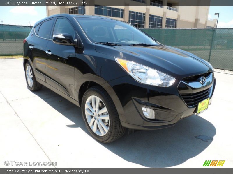 Ash Black / Black 2012 Hyundai Tucson Limited