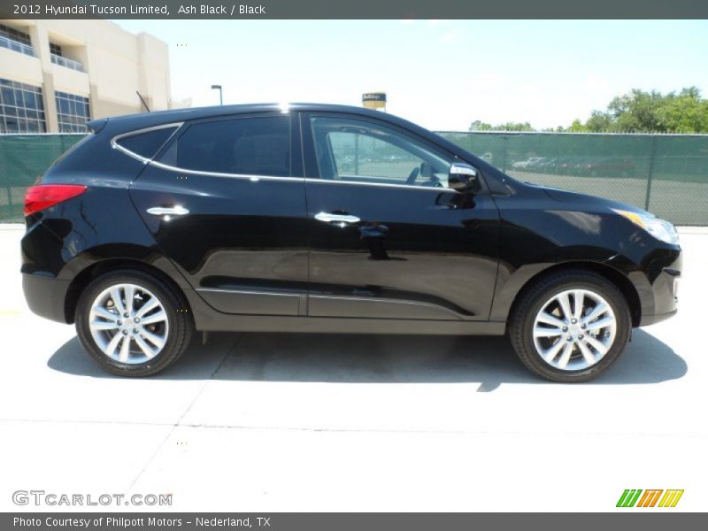 Ash Black / Black 2012 Hyundai Tucson Limited