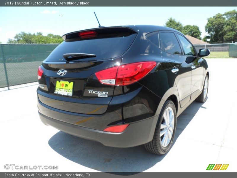 Ash Black / Black 2012 Hyundai Tucson Limited