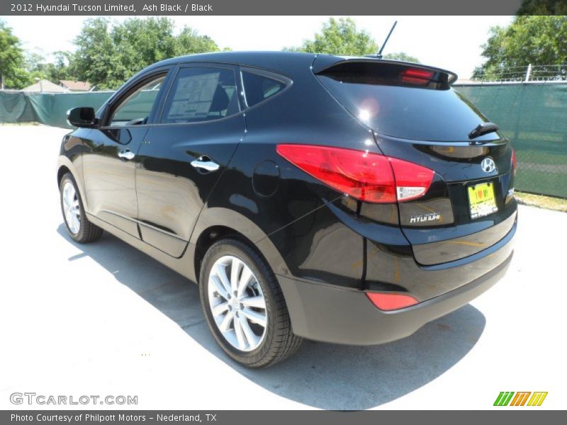 Ash Black / Black 2012 Hyundai Tucson Limited