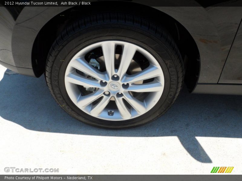 Ash Black / Black 2012 Hyundai Tucson Limited