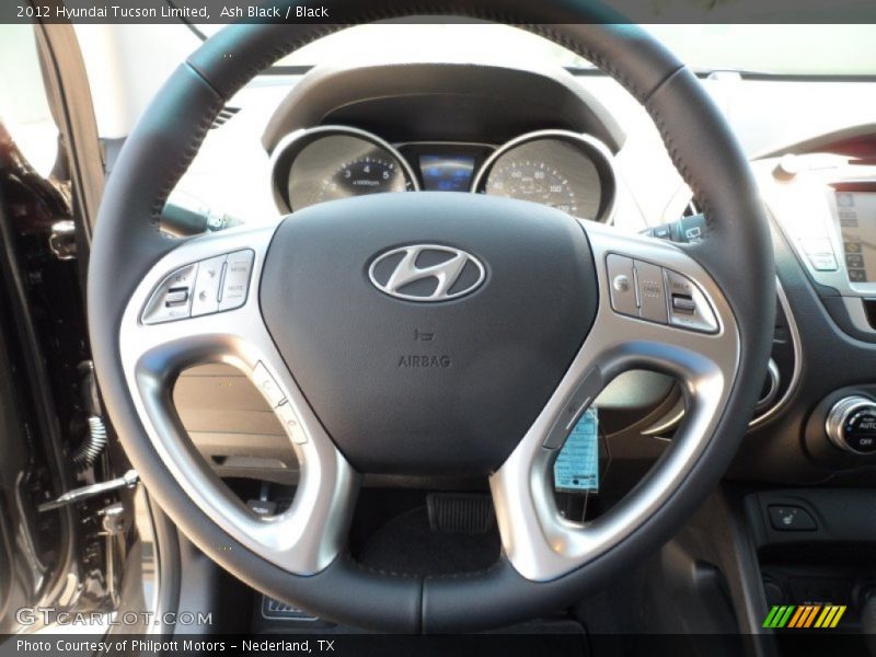 Ash Black / Black 2012 Hyundai Tucson Limited