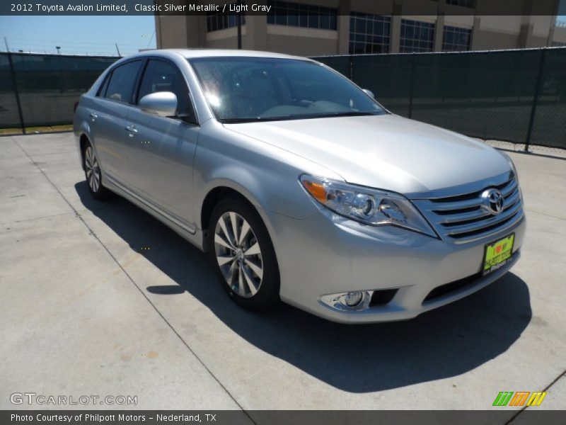 Classic Silver Metallic / Light Gray 2012 Toyota Avalon Limited