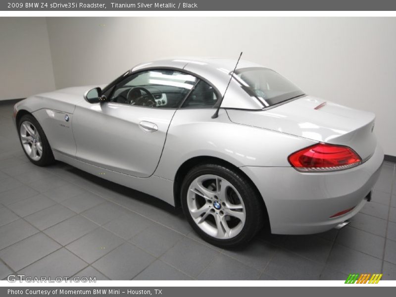 Titanium Silver Metallic / Black 2009 BMW Z4 sDrive35i Roadster