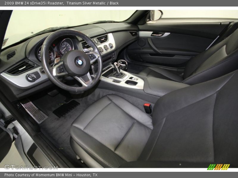 Titanium Silver Metallic / Black 2009 BMW Z4 sDrive35i Roadster
