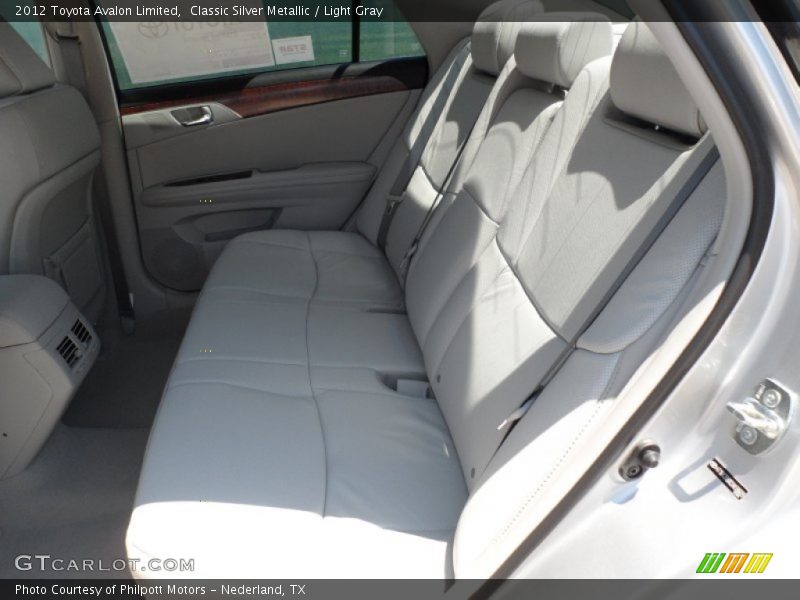 Classic Silver Metallic / Light Gray 2012 Toyota Avalon Limited