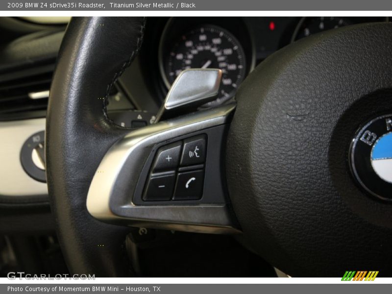 Titanium Silver Metallic / Black 2009 BMW Z4 sDrive35i Roadster
