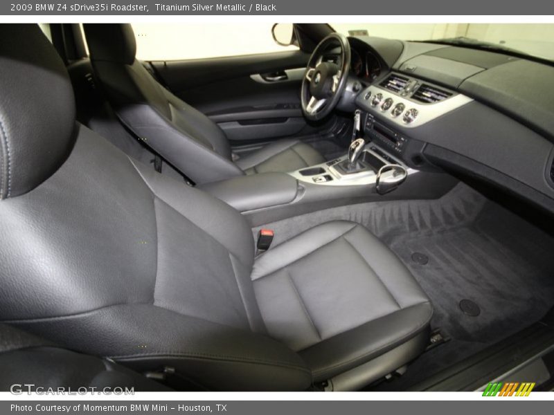 Titanium Silver Metallic / Black 2009 BMW Z4 sDrive35i Roadster