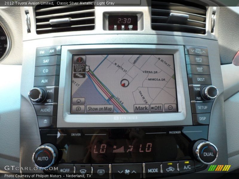 Classic Silver Metallic / Light Gray 2012 Toyota Avalon Limited