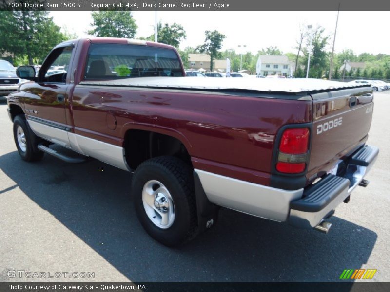 Dark Garnet Red Pearl / Agate 2001 Dodge Ram 1500 SLT Regular Cab 4x4