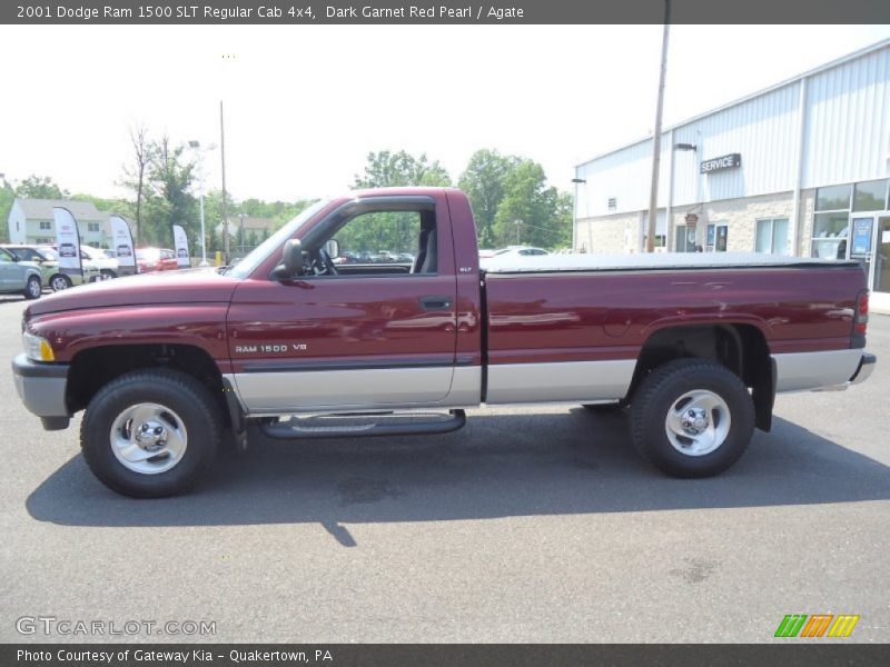 Dark Garnet Red Pearl / Agate 2001 Dodge Ram 1500 SLT Regular Cab 4x4