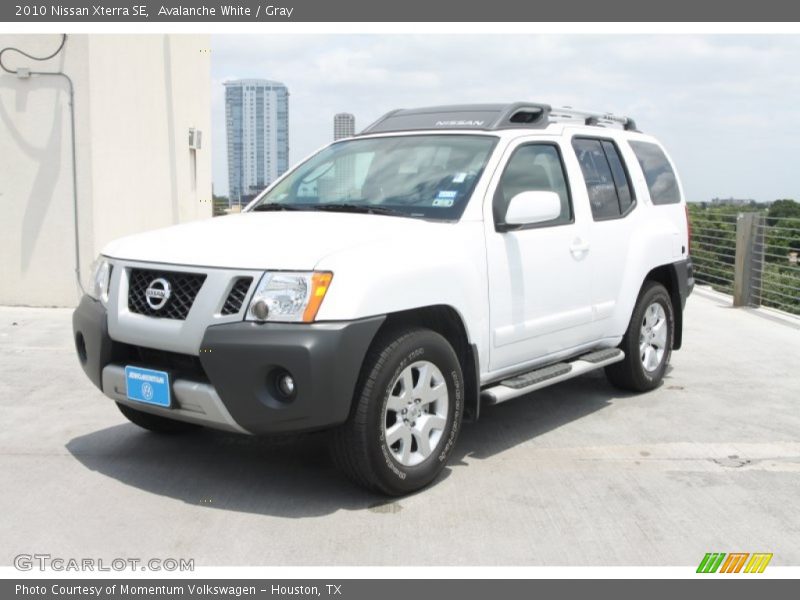 Avalanche White / Gray 2010 Nissan Xterra SE