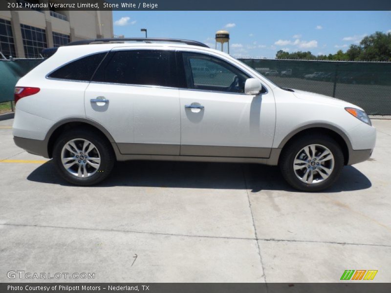 Stone White / Beige 2012 Hyundai Veracruz Limited