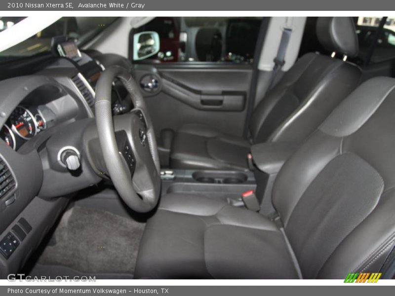 Avalanche White / Gray 2010 Nissan Xterra SE
