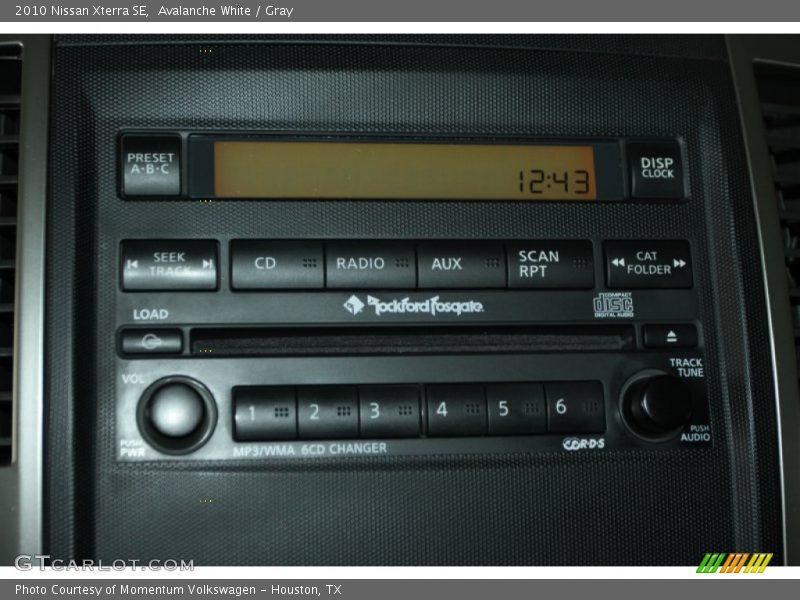 Avalanche White / Gray 2010 Nissan Xterra SE