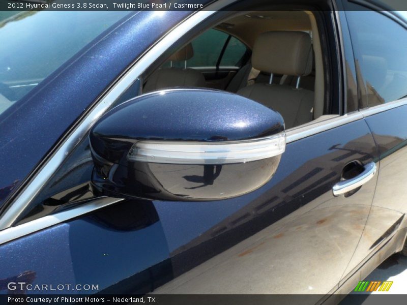 Twilight Blue Pearl / Cashmere 2012 Hyundai Genesis 3.8 Sedan