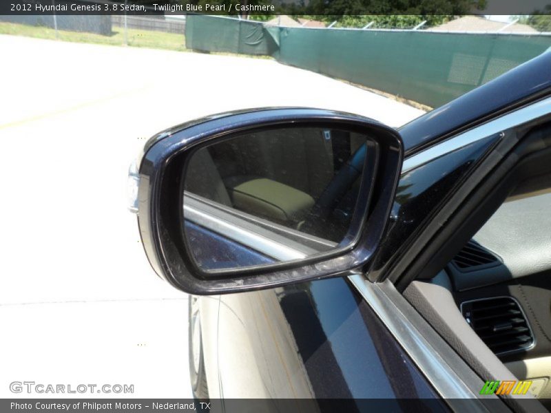 Twilight Blue Pearl / Cashmere 2012 Hyundai Genesis 3.8 Sedan