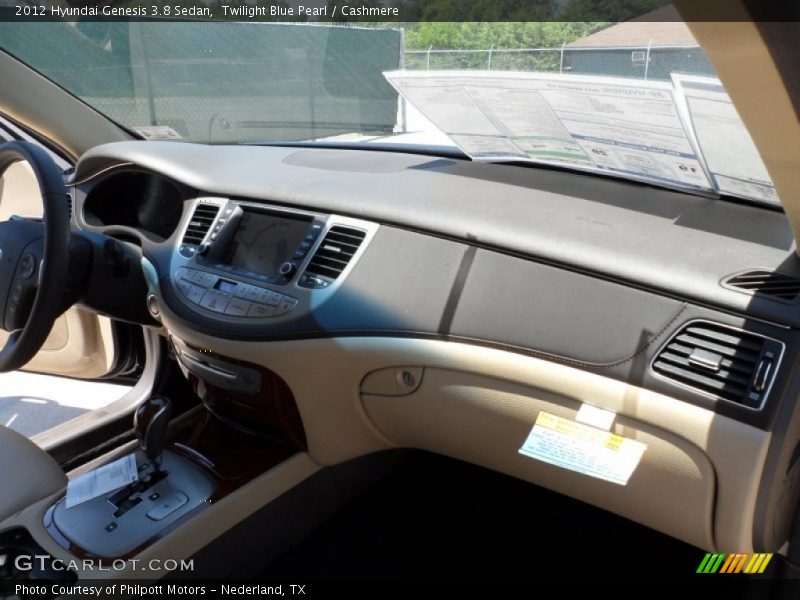 Twilight Blue Pearl / Cashmere 2012 Hyundai Genesis 3.8 Sedan