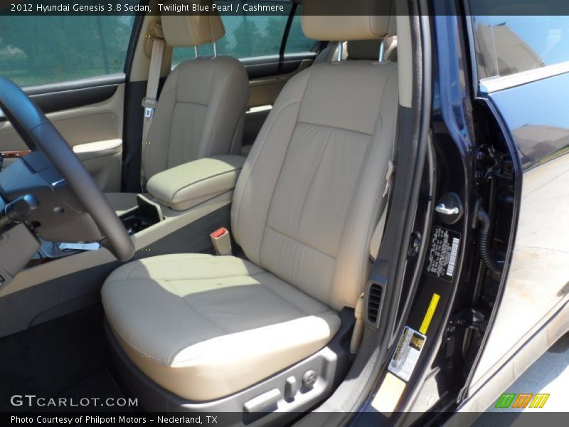 Twilight Blue Pearl / Cashmere 2012 Hyundai Genesis 3.8 Sedan