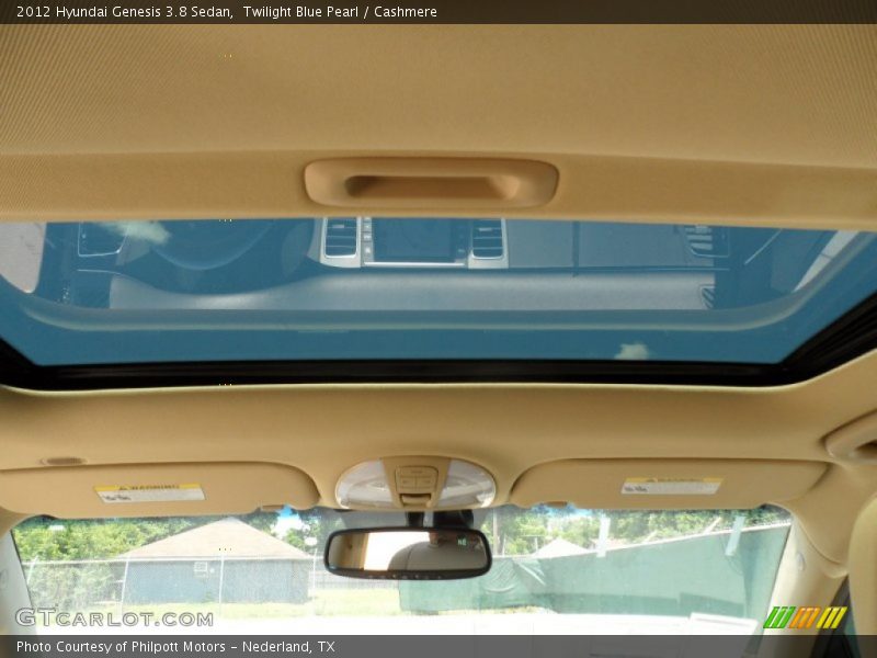 Twilight Blue Pearl / Cashmere 2012 Hyundai Genesis 3.8 Sedan