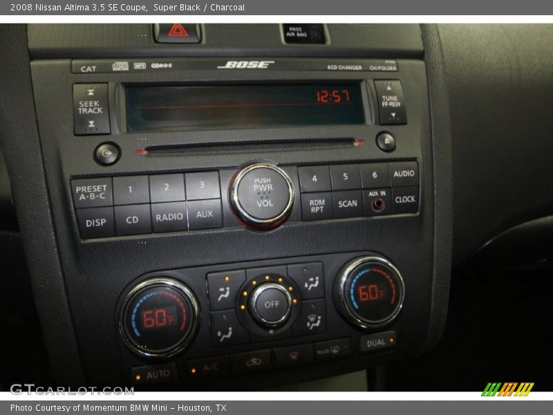 Super Black / Charcoal 2008 Nissan Altima 3.5 SE Coupe