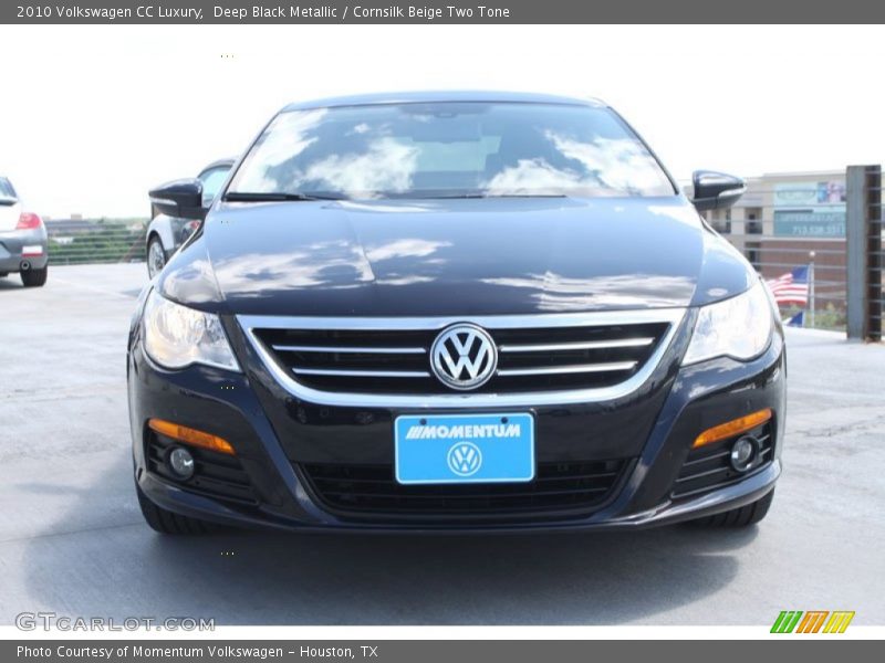 Deep Black Metallic / Cornsilk Beige Two Tone 2010 Volkswagen CC Luxury