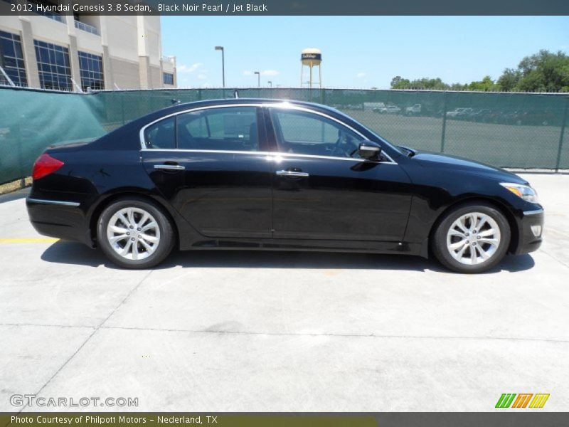 Black Noir Pearl / Jet Black 2012 Hyundai Genesis 3.8 Sedan