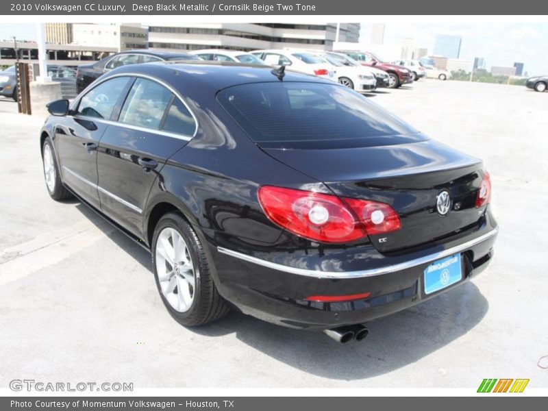 Deep Black Metallic / Cornsilk Beige Two Tone 2010 Volkswagen CC Luxury