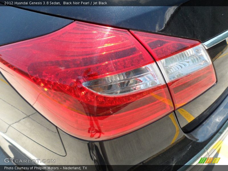 Black Noir Pearl / Jet Black 2012 Hyundai Genesis 3.8 Sedan