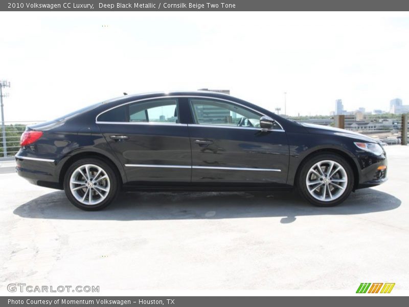 Deep Black Metallic / Cornsilk Beige Two Tone 2010 Volkswagen CC Luxury