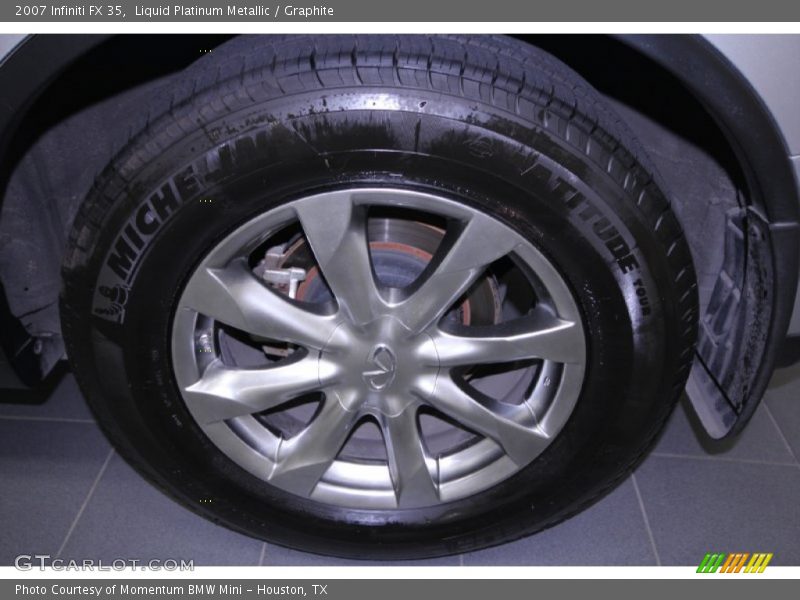 Liquid Platinum Metallic / Graphite 2007 Infiniti FX 35