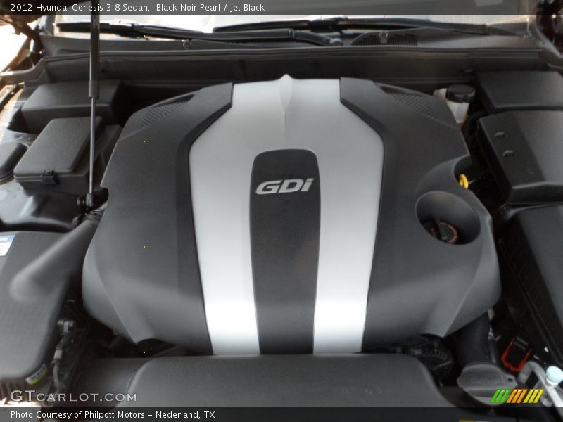 Black Noir Pearl / Jet Black 2012 Hyundai Genesis 3.8 Sedan