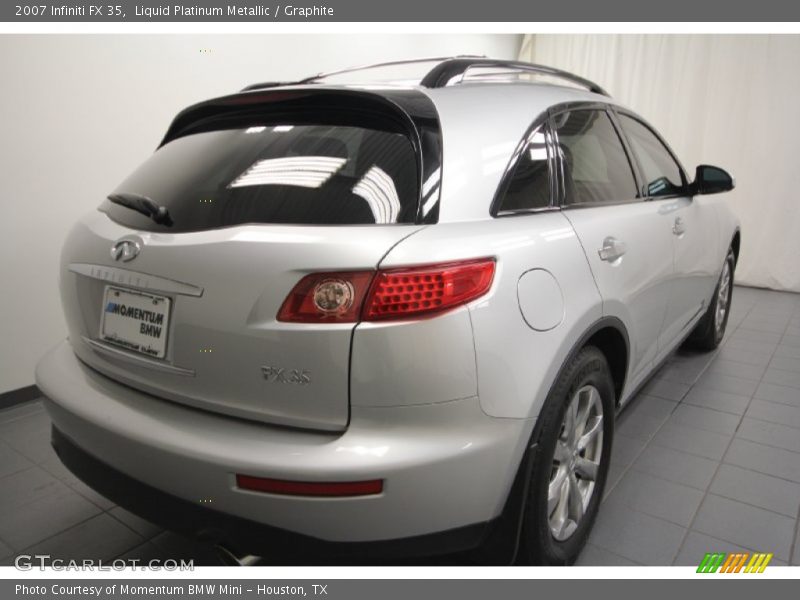 Liquid Platinum Metallic / Graphite 2007 Infiniti FX 35