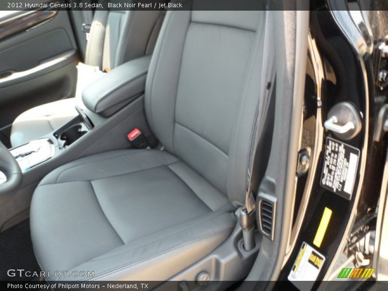 Black Noir Pearl / Jet Black 2012 Hyundai Genesis 3.8 Sedan
