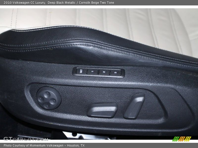 Deep Black Metallic / Cornsilk Beige Two Tone 2010 Volkswagen CC Luxury