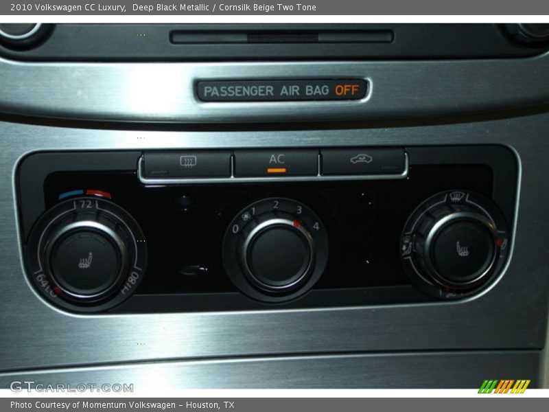 Deep Black Metallic / Cornsilk Beige Two Tone 2010 Volkswagen CC Luxury